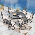 Sophia and William Swivel Patio Dining Set by SophiaWilliam