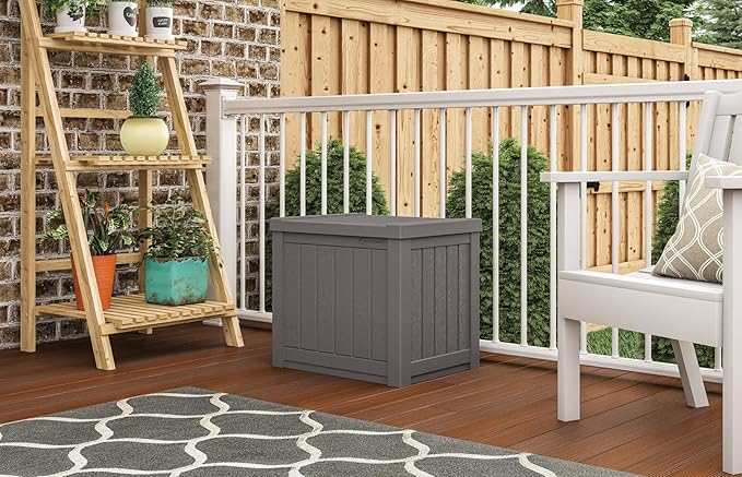 Suncast 22-Gallon Small Deck Box - Image 12