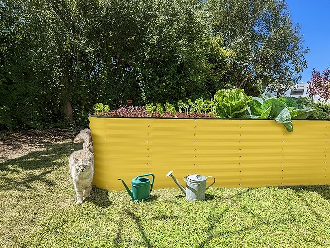 Plant & Plot Galvanized Raised Garden Beds Outdoor // 8×2×2 ft Planter Raised - Image 6