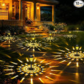 GIGALUMI 12 Pack Solar Light Outdoor Waterproof, Warm White Pathway Lights by GIGALUMI