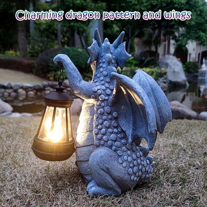 Solar Dragon Garden Statue Decoration - Image 5
