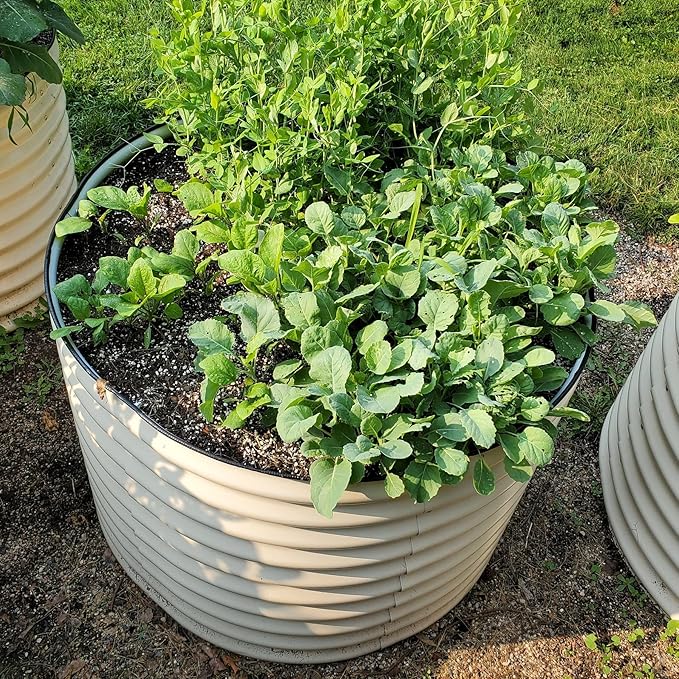 Vego garden 32" Tall 42" Round Raised Garden Bed Raised Bed Planter Box - Image 9