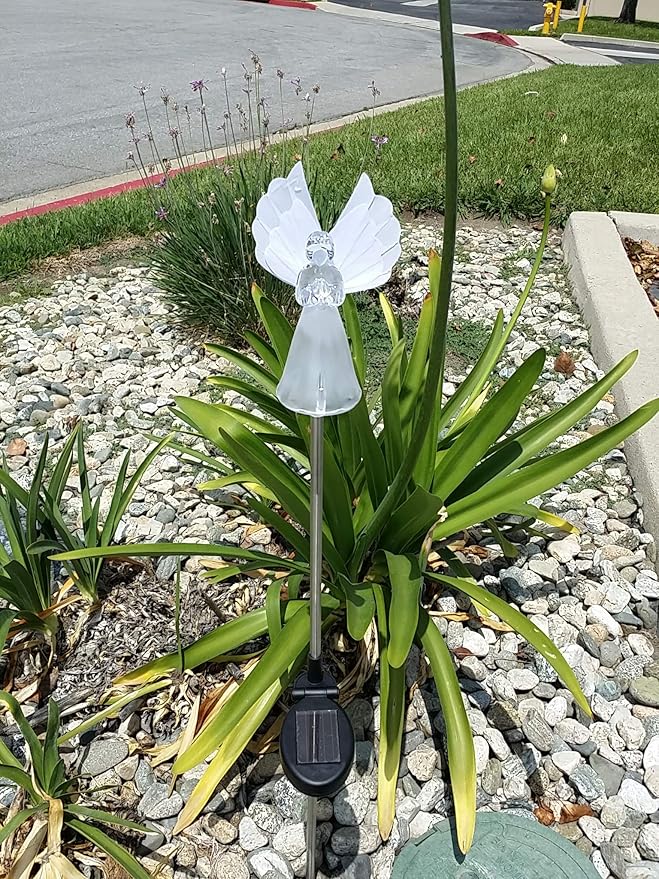 Solar Garden Stake Lights with Color Changing LED or Regular White LED - Image 2