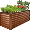 Best Choice Products 8x2x2ft Outdoor Metal Raised Garden Bed, Rectangular Deep by BestChoiceProducts