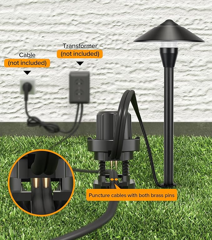 LUTEC 12V Low Voltage Pathway Lights, Die-cast Aluminum Pathway Lights - Image 3
