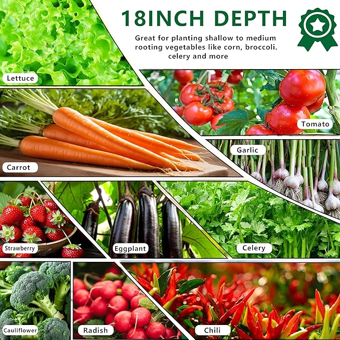 8x4x1.5FT Galvanized Raised Garden Bed, Vegetable Boxes-Rectangle Metal Flower - Image 5