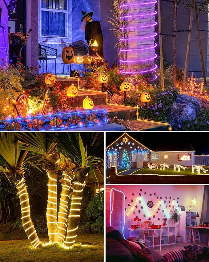 Minetom Rope Lights Color Changing, 16 Colors 108 FT 330 LED String Lights - Image 7