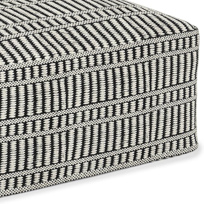 SIMPLIHOME Safford Square Pouf - Image 7