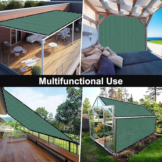 Artpuch 90% Sun Shade Cloth, 6 x 8 FT Pergola Shade Cover Canopy - Image 8