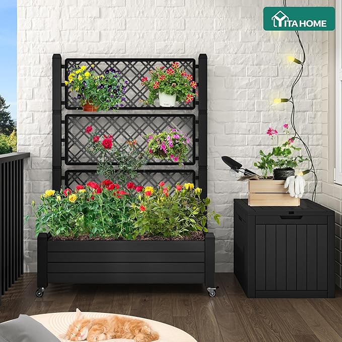 YITAHOME 3.6x1.5x5 FT Planter Box Trellis - Image 5