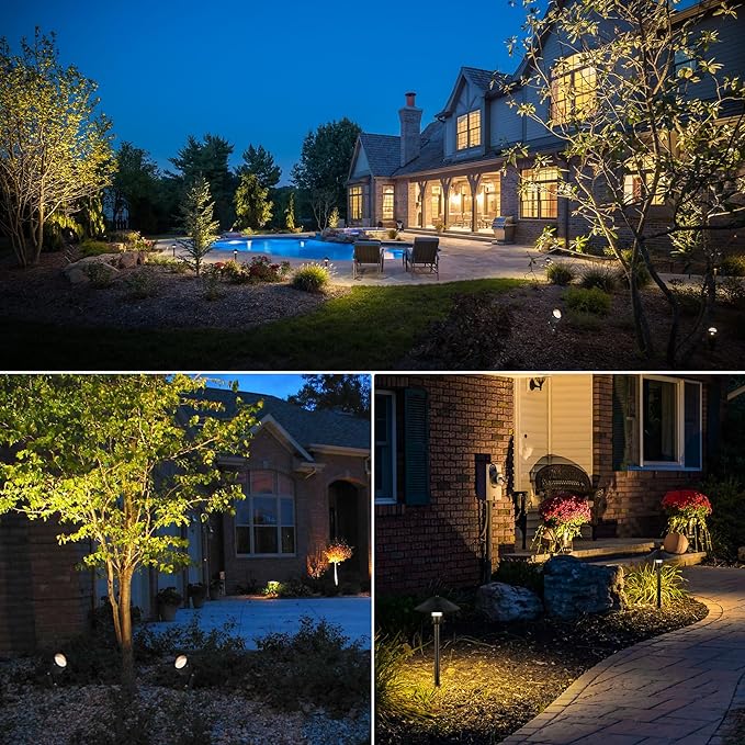 SUNVIE LED Low Voltage Landscape Lighting 12-24V Landscape Lighting Kit - Image 6