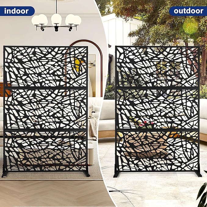 Outdoor Privacy Screen, Freestanding Privacy Fence Panels - Image 6