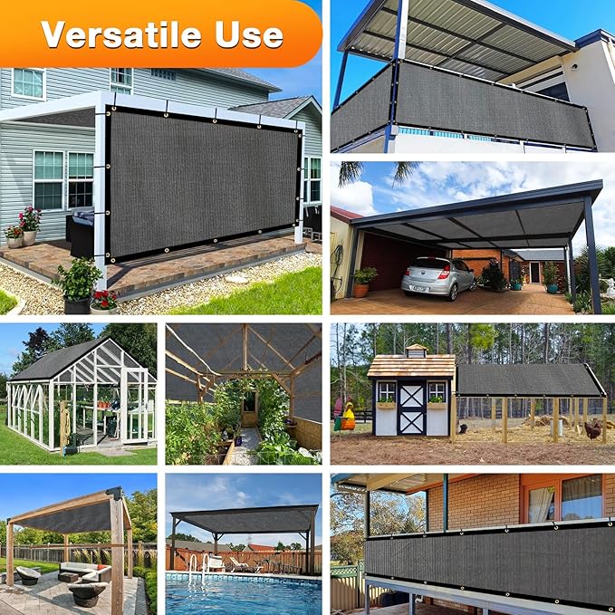 Artpuch Outdoor Pergola Shade Cover 19x22 FT Sun Shade Cloth - Image 6