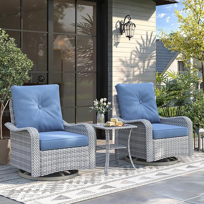 2-Seat Modern Patio Furniture Set - Image 5