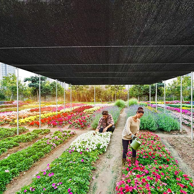 90% Shade Cloth for Garden -12 x 20 FT Durable Mesh Tarp - Image 3