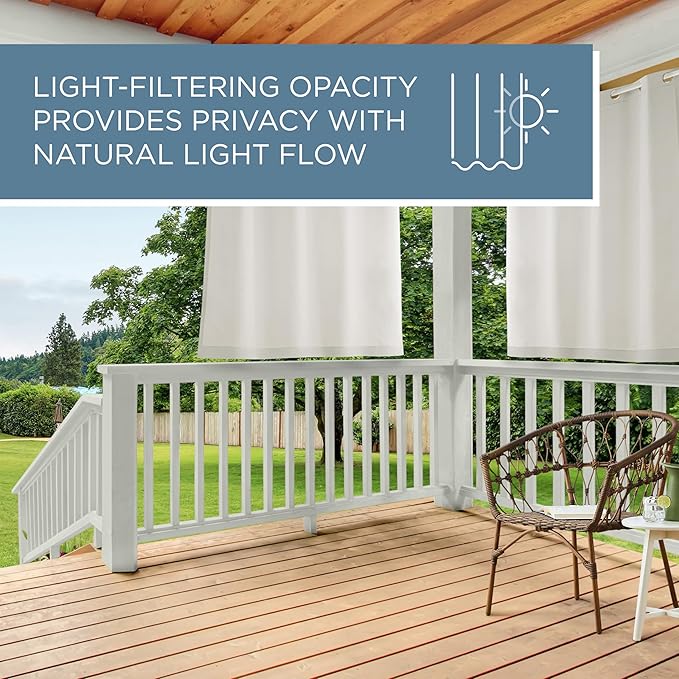 Town & Country Basics Cabana Solid Heavyweight Indoor Outdoor Curtains - Image 9