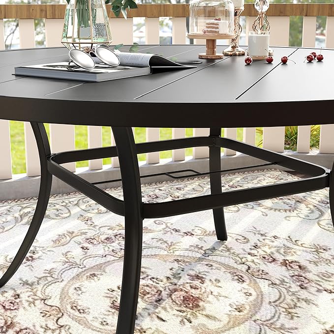 VICLLAX 50" Outdoor Round Patio Table - Image 7