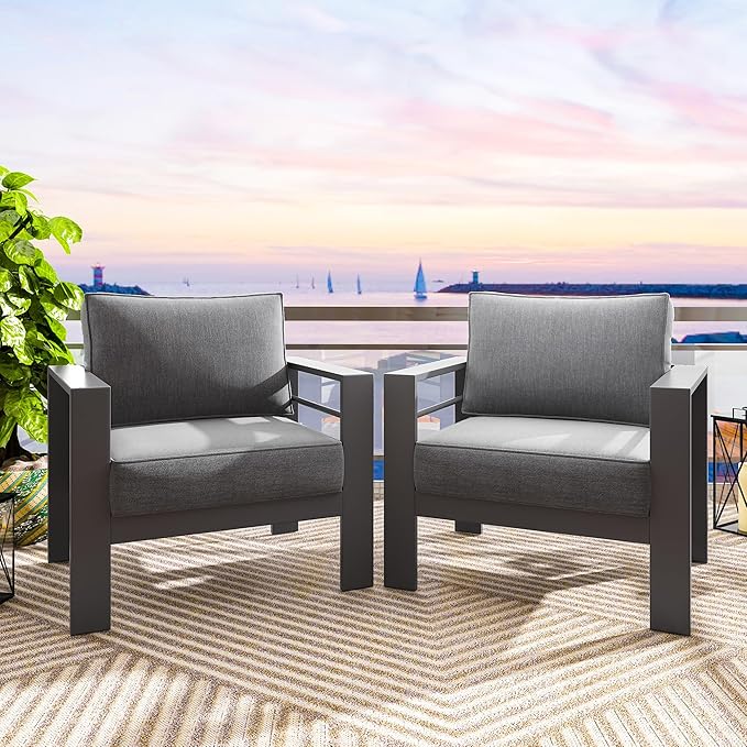 Solaste Patio Furniture Metal Armchair - Image 6