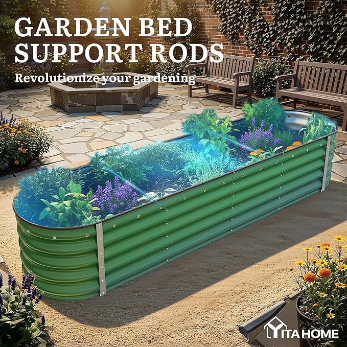 YITAHOME 17" Tall 9 in 1 Large Raised Garden Bed Kit, Outdoor Above Ground - Image 7