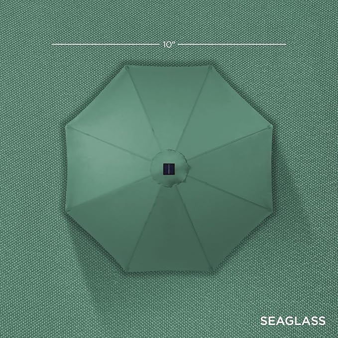 Best Choice Products 10ft Solar Polyester LED Lighted Patio Umbrella w/Tilt - Image 4