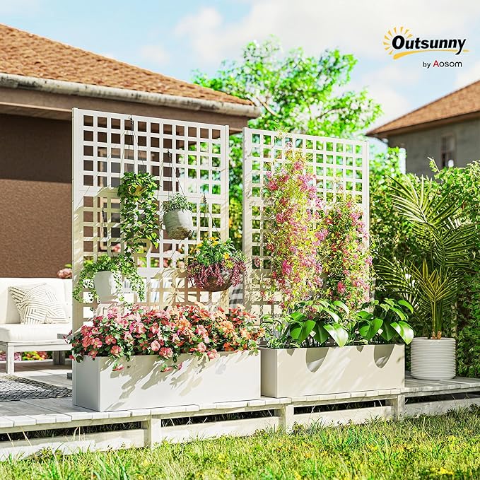 Outsunny Galvanized Raised Garden Bed - Image 2