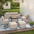 9-Piece Outdoor Patio Furniture Set by MuphyersPatioFurniture