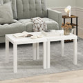 Furinno Classic Coffee Table Set of 2, Square Modern Coffee Table by Furinno-FitsYourSpaceFitsYourBudget