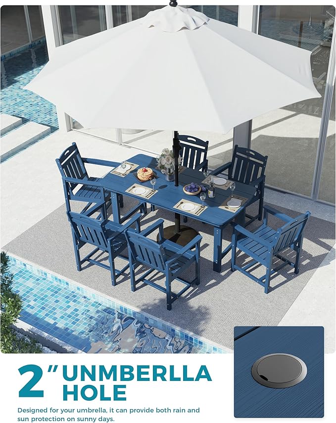 Ciokea HDPE Outdoor Dining Table - Image 4