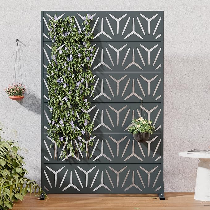 Casaphoria Metal Privacy Screen Outdoor by Casaphoria