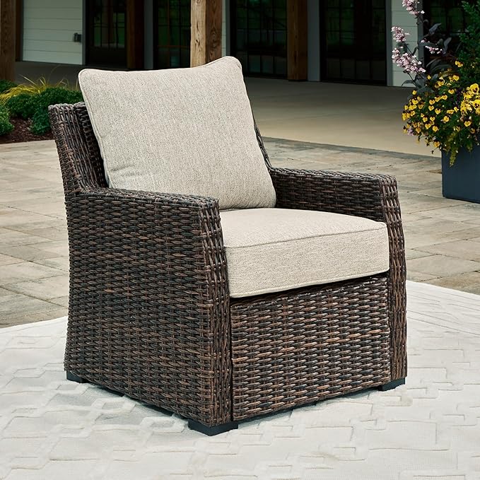 Signature Design by Ashley Brook Ranch Casual Nuvella Weather Resistant Fabric - Image 2