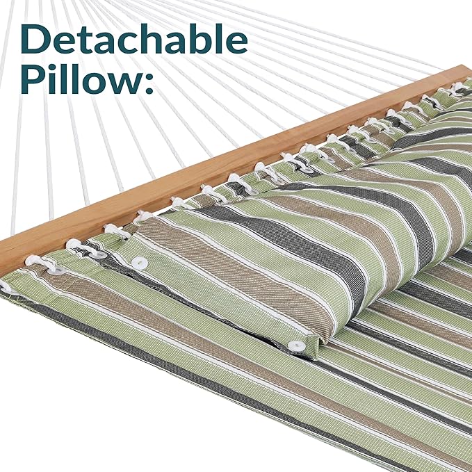 Sunnydaze Quilted Outdoor Hammock - Image 7