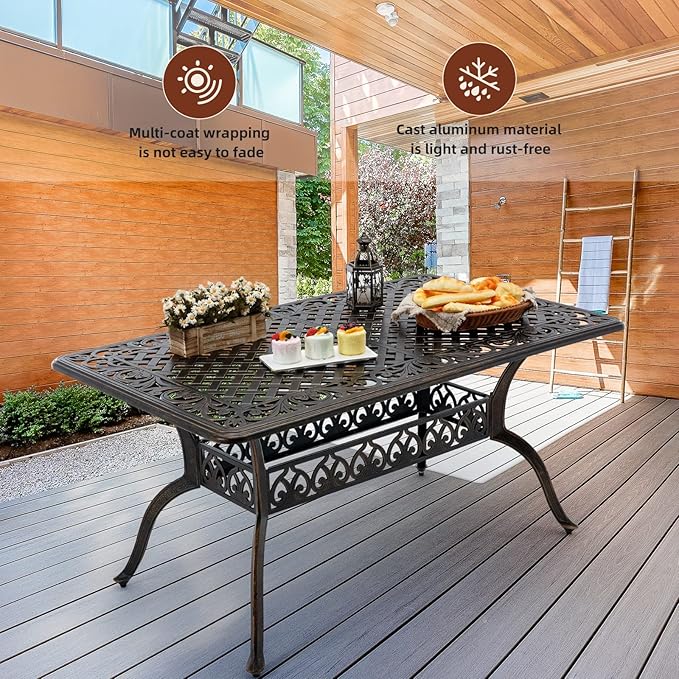 Outdoor Patio Dining Table - Image 3