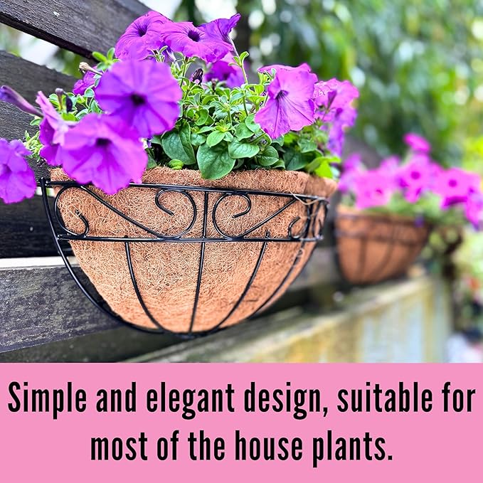 LaLaGreen 16 Inch Wall Hanging Planters - Image 8