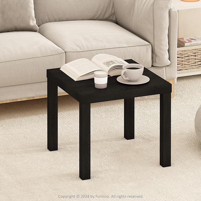 Furinno Classic Coffee Table, Square Modern Coffee Table by Furinno-FitsYourSpaceFitsYourBudget
