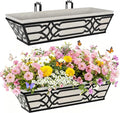2 Pack 24 Inch Railing Boxes Planter by cheehigo