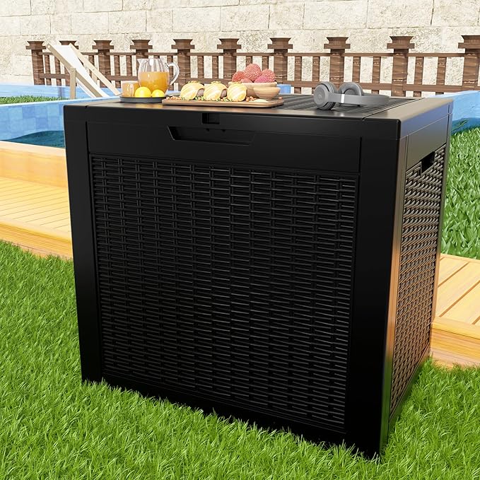 37 Gallon Outdoor Deck Box, Lockable Waterproof Outdoor Storage Boxes - Image 7