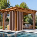 NICETOWN Fade Resistant Patio Curtains Outdoor Waterproof, Fade-Proof Curtains by NICETOWN