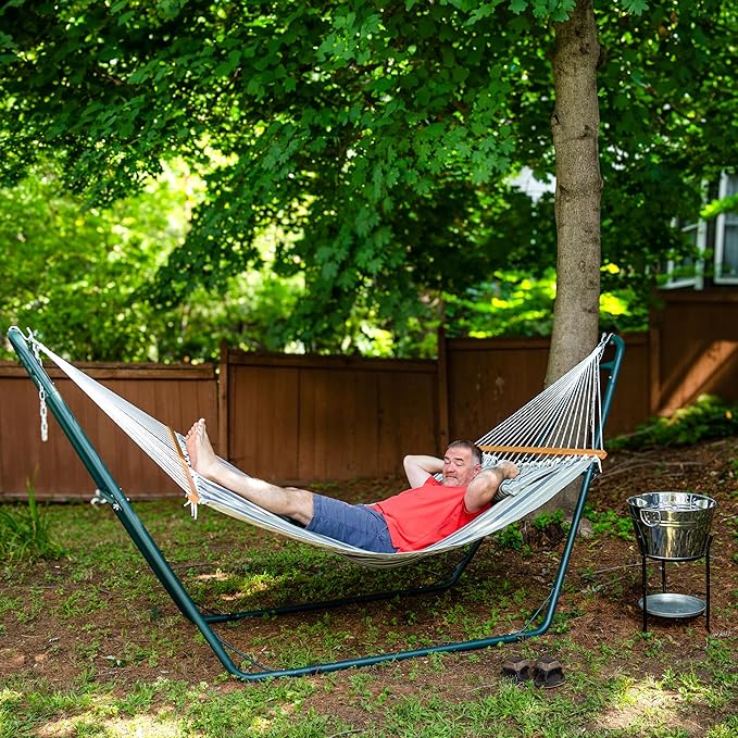 Sunnydaze Quilted Outdoor Hammock - Image 8