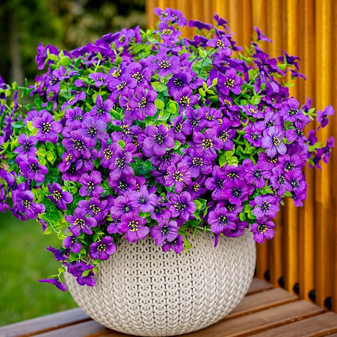 Artificial Flowers for Outdoors Fake Plants by AXYLEX