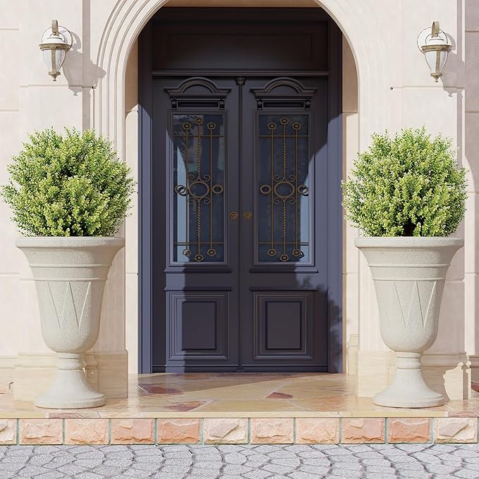 23" Tall Planters for Outdoor Plants Set of 2, Planter - Image 6