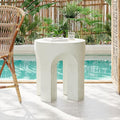 Christopher Knight Home Ottilie Outdoor Side Table, Lightweight Concrete Garden by ChristopherKnightHome