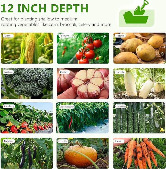 2PCS 8x4x1ft Galvanized Raised Garden Bed Kit, Metal Planter Box - Image 7