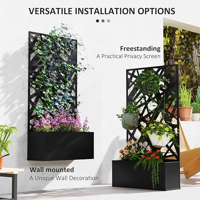 Outsunny Metal Raised Garden Bed - Image 4