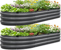 KING BIRD Raised Garden Bed Kit 2025 Upgraded Quick-Setup Galvanized Planter by KINGBIRD
