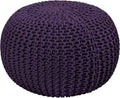 COTTON CRAFT Round Dori Pouf by COTTONCRAFT