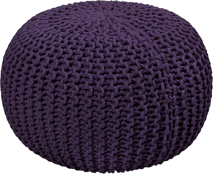 COTTON CRAFT Round Dori Pouf by COTTONCRAFT