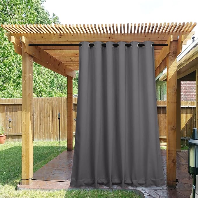 NICETOWN 2 Panels Weighted Blackout Curtains - Image 9