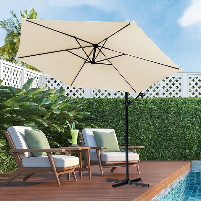 Shintenchi Patio Offset Umbrella - Image 7