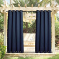 NICETOWN Gazebo Curtains Outdoor Waterproof & Windproof 95 inch Length 2 Panels by NICETOWN