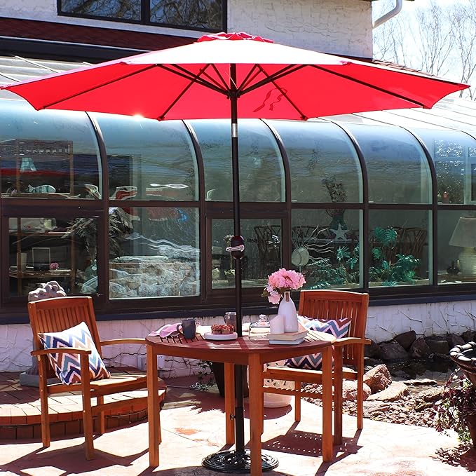Sunnydaze Outdoor Patio Umbrella - Image 6